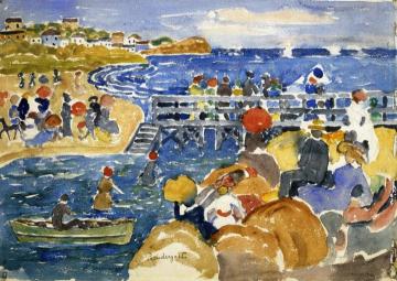 Long Beach Artwork by Maurice Prendergast