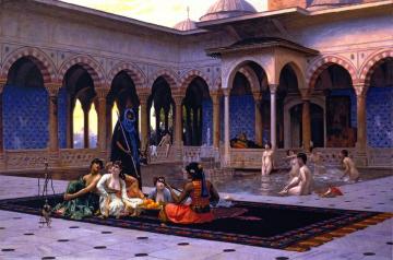 The Terrace of the Seraglio Artwork by Jean Leon Gerome