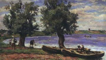 Lake Ilmen Artwork by Pyotr Konchalovsky