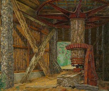 The Old Paper Mill Artwork by Charles Ginner
