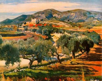 Novembre. Canyelles Artwork by Joaquin Mir Trinxet