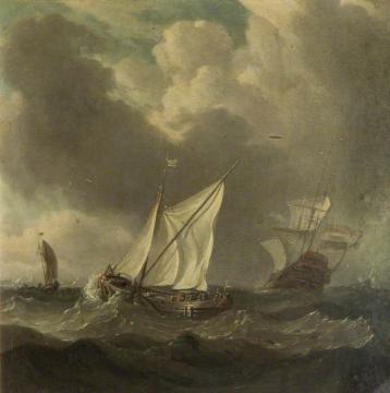 Seascape Artwork by Ludolf Bakhuizen