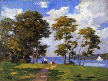 Landscape By The Shore Artwork by Edward Potthast