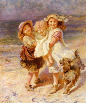 On The Beach Artwork by Frederick Morgan