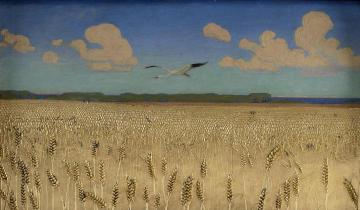 Danish Landscape Artwork by Harald Slott-Moller