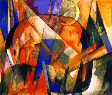 Fabulous Beast II Artwork by Franz Marc