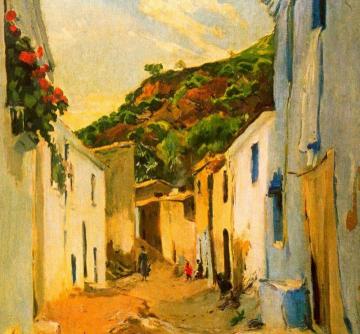 El carrer del congre Artwork by Joaquin Mir Trinxet