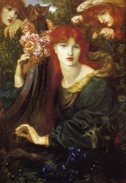 La Ghirlandata Artwork by Dante Gabriel Rossetti