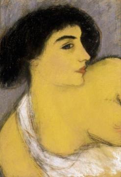 Lady with De'colette Artwork by József Rippl-Rónai