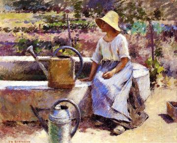 The Watering Pots Artwork by Theodore Robinson