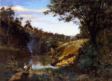 Sunset Glow Artwork by Frederick McCubbin