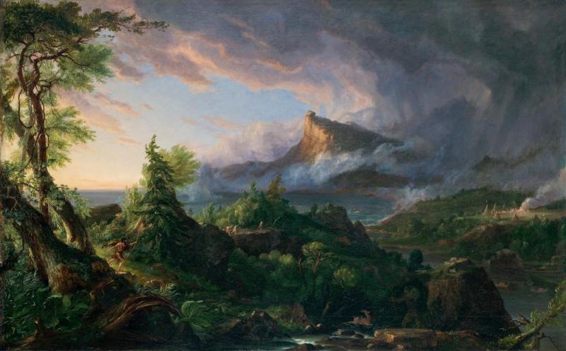 The Course Of Empire: The Savage State Artwork by Thomas Cole