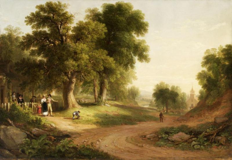 Sunday Morning, 1839 Artwork by Asher B. Durand