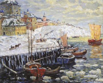 The Old Town Artwork by Konstantin Gorbatov