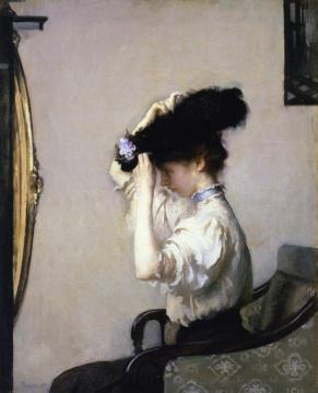 Preparing for the Matinee Artwork by Edmund Tarbell