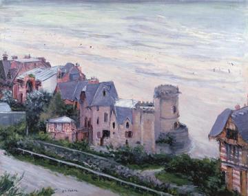 Villas at Trouville Artwork by Gustave Caillebotte