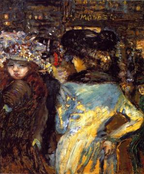 Deux elegantes, Place de Clichy Artwork by Pierre Bonnard
