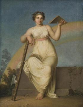 Jurisprudence. Allegory (jurisprudensen. Allegorisk Figur) Artwork by Nicolai Abraham Abildgaard