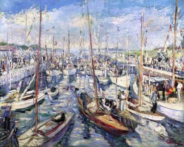The Harbor Festival Artwork by Lucien Adrion