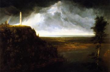 Brock's Monument Artwork by Thomas Cole