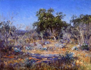 A January Day in the Brush Country Artwork by Julian Onderdonk