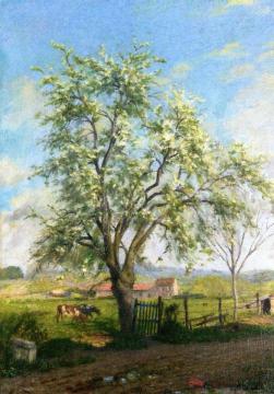 Trees In Spring Artwork by Charles-Jean Agard