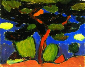Pine Tree Artwork by Alexej Jawlensky