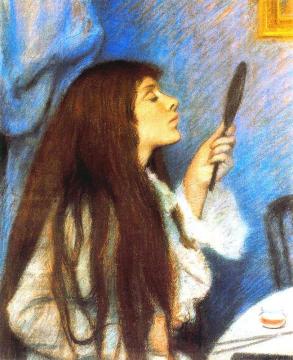 Coquetterie Artwork by Federico Zandomeneghi