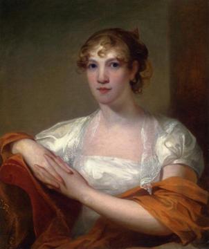 Portrait Of Mary Myers Hale Artwork by Thomas Sully