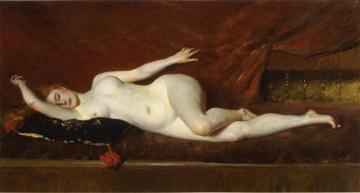 A Study in Curves Artwork by William Merritt Chase