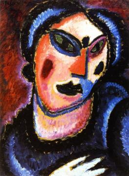 The White Glove Artwork by Alexej Jawlensky