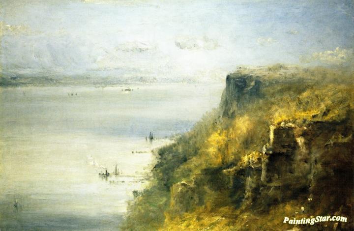 Palisades on the Hudson Artwork by George Inness