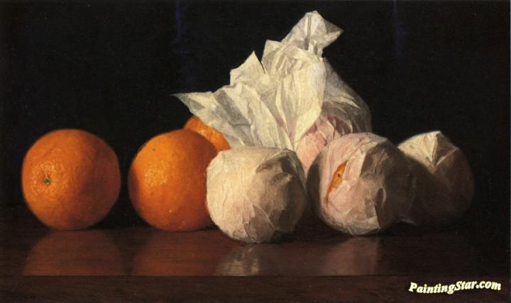 Wrapped Oranges Artwork by William Joseph McCloskey