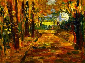 Park Of St. Cloud - Autumn Artwork by Wassily Kandinsky