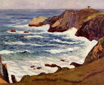 The Cove at Cape Suzon Artwork by Maxime Maufra