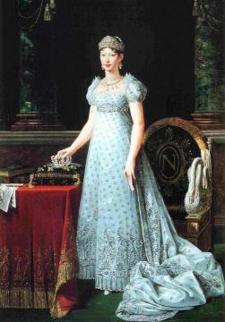 Portrait Of Marie-louise Of Austria, Wife Of Napoleon And Empress Of France Artwork by Robert Lefevre
