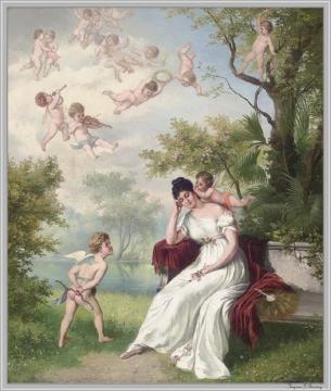 A Message from Cupid Artwork by Hans Zatzka