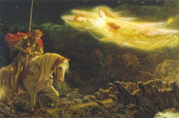 Sir Galahad Artwork by Arthur Hughes