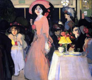 La Terrasse, Café D'harcourt Artwork by John Duncan Fergusson