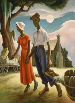 Romance Artwork by Thomas Hart Benton