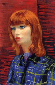 Young Woman In A Blouse Artwork by Moise Kisling