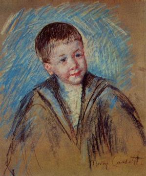 Portrait of Master St. Pierre (study) Artwork by Mary Cassatt