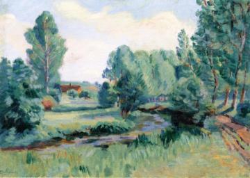 Jouy, Ile De France Artwork by Armand Guillaumin