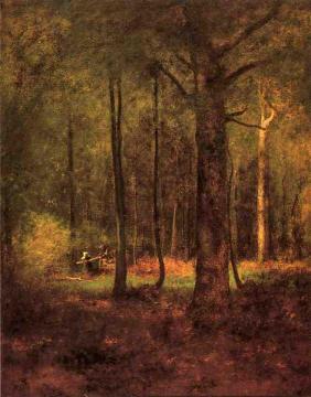 Woods at Montclaiir Artwork by George Inness