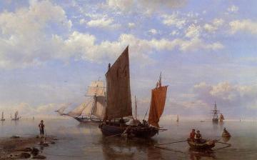 Shipping In A Calm Artwork by Hermanus Koekkoek The Elder