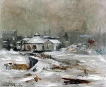 The Railroad Station in Sceaux Artwork by Edouard Manet