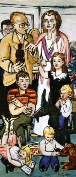Family Portrait Henry R. Hope Artwork by Max Beckmann