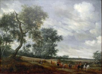Dutch Landscape Artwork by Salomon van Ruisdael