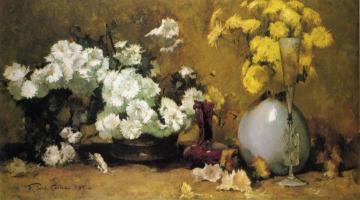 Chrysanthemums Artwork by Emil Carlsen