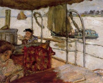 Le Yacht Artwork by Pierre Bonnard